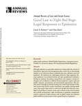 Cover image for Good Law to Fight Bad Bugs: Legal Responses to Epidemics